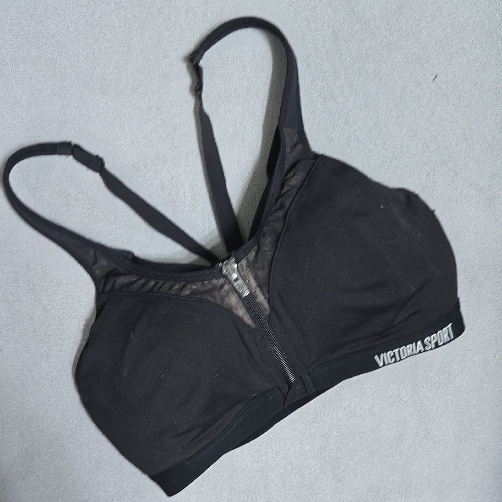 Victorias Secret Knockout Black Sports Bra